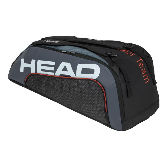 buy HEAD Tour Team 9R Racket Bag 9 Pack Black, Grey online