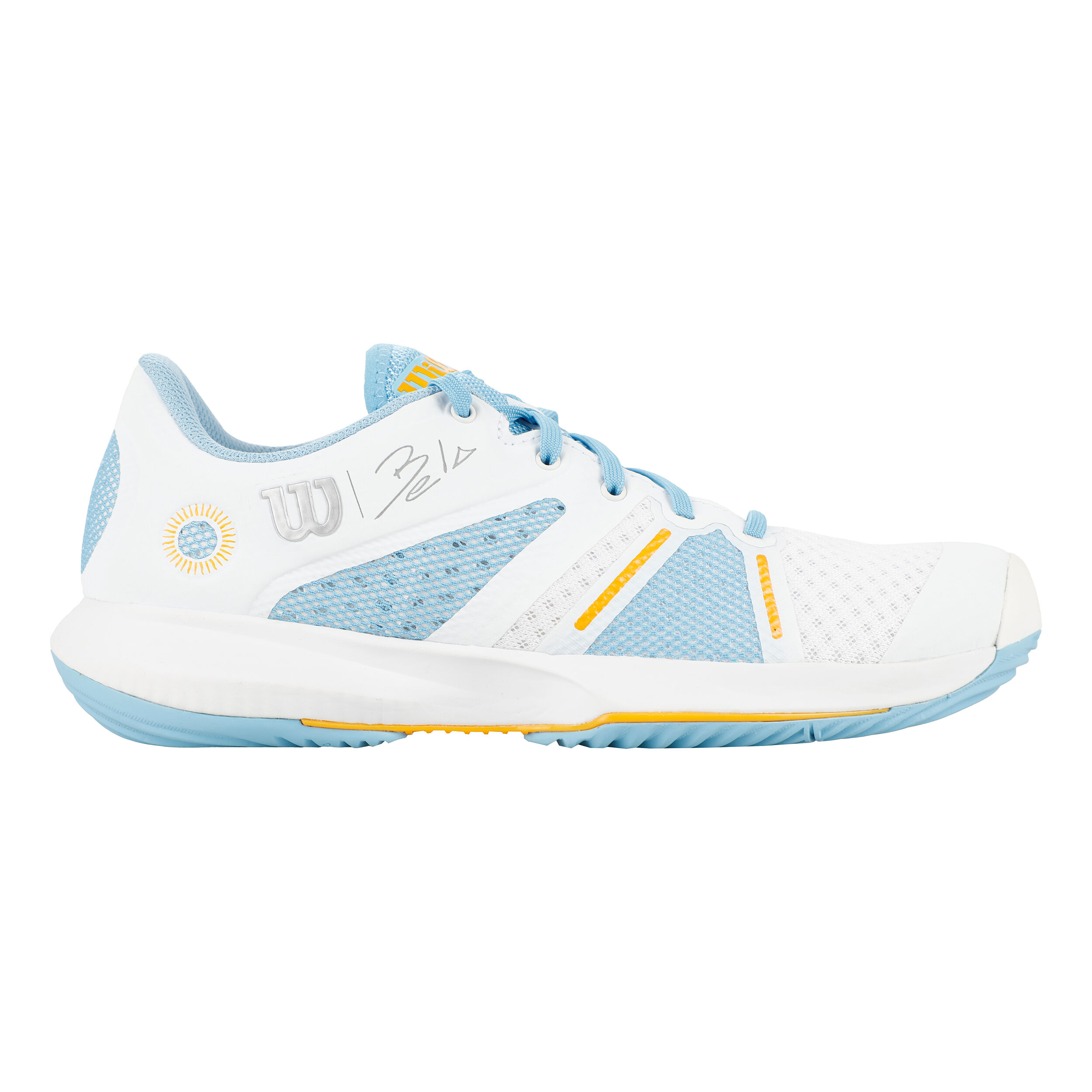 Bela Pro Padel Shoe Men White Light Blue