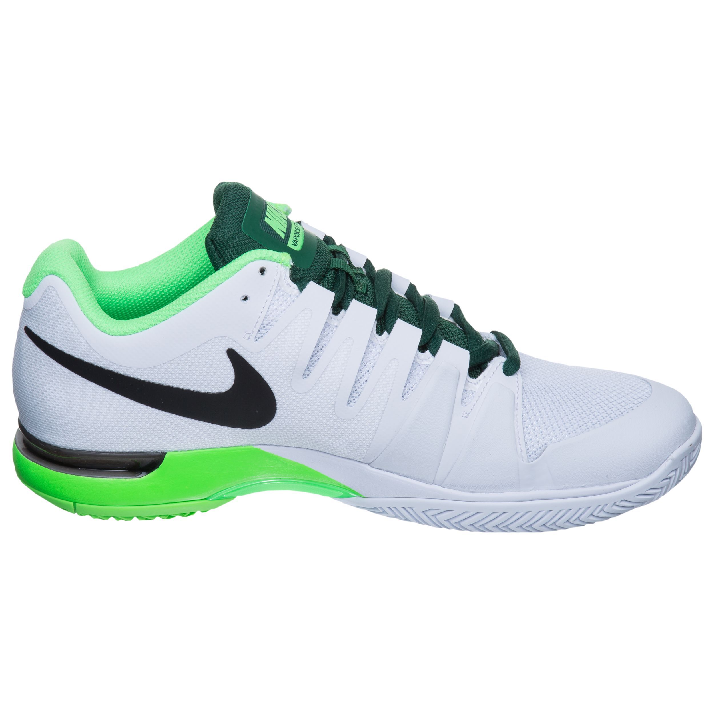 Roger Federer Zoom Vapor 9.5 Tour All Court Shoe Men White Green