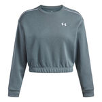 Under Armour Clothing Under Armour Rival Fleece Piped Crew Sweatshirt Women-blue grey