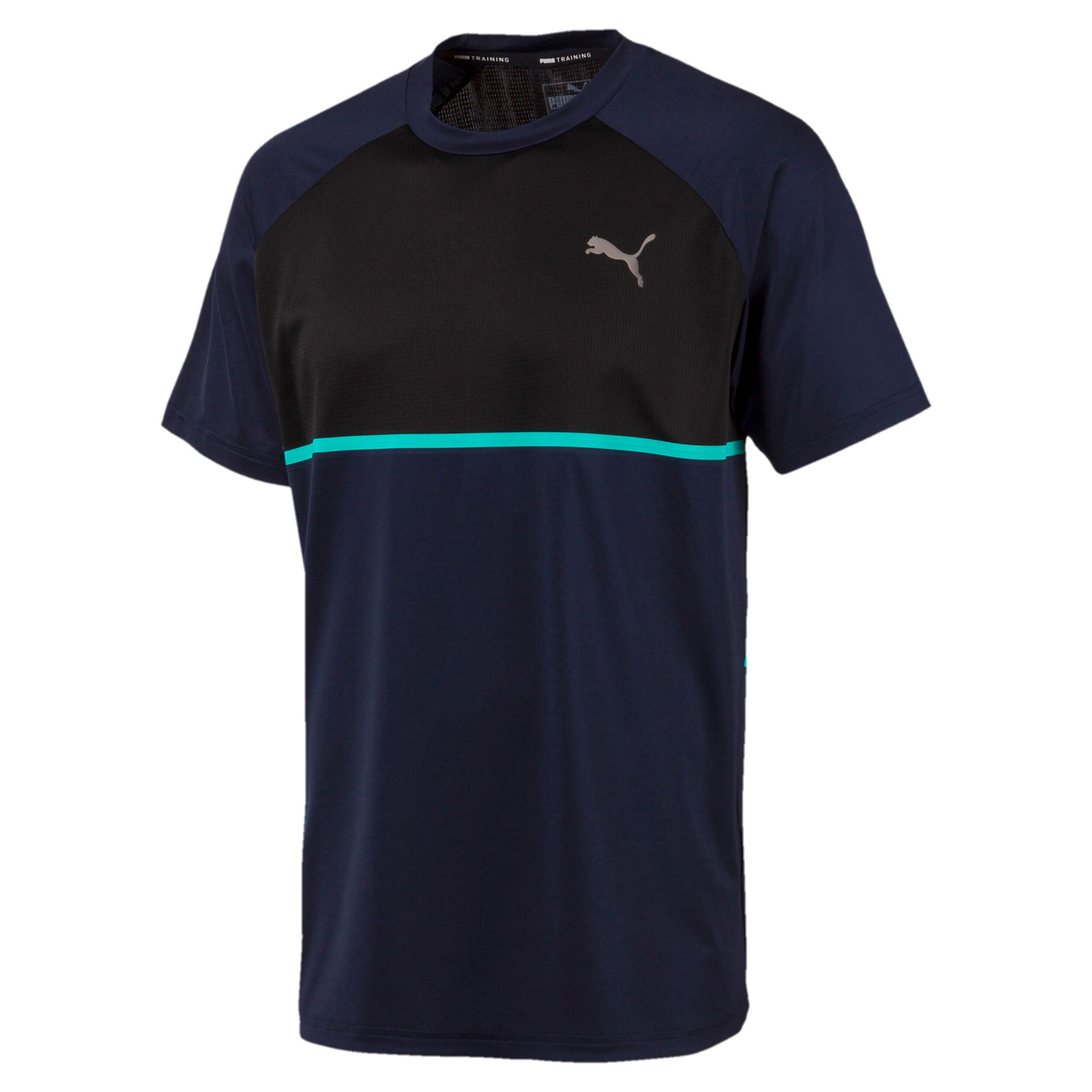 Power Bonded T Shirt Men Dark Blue Black