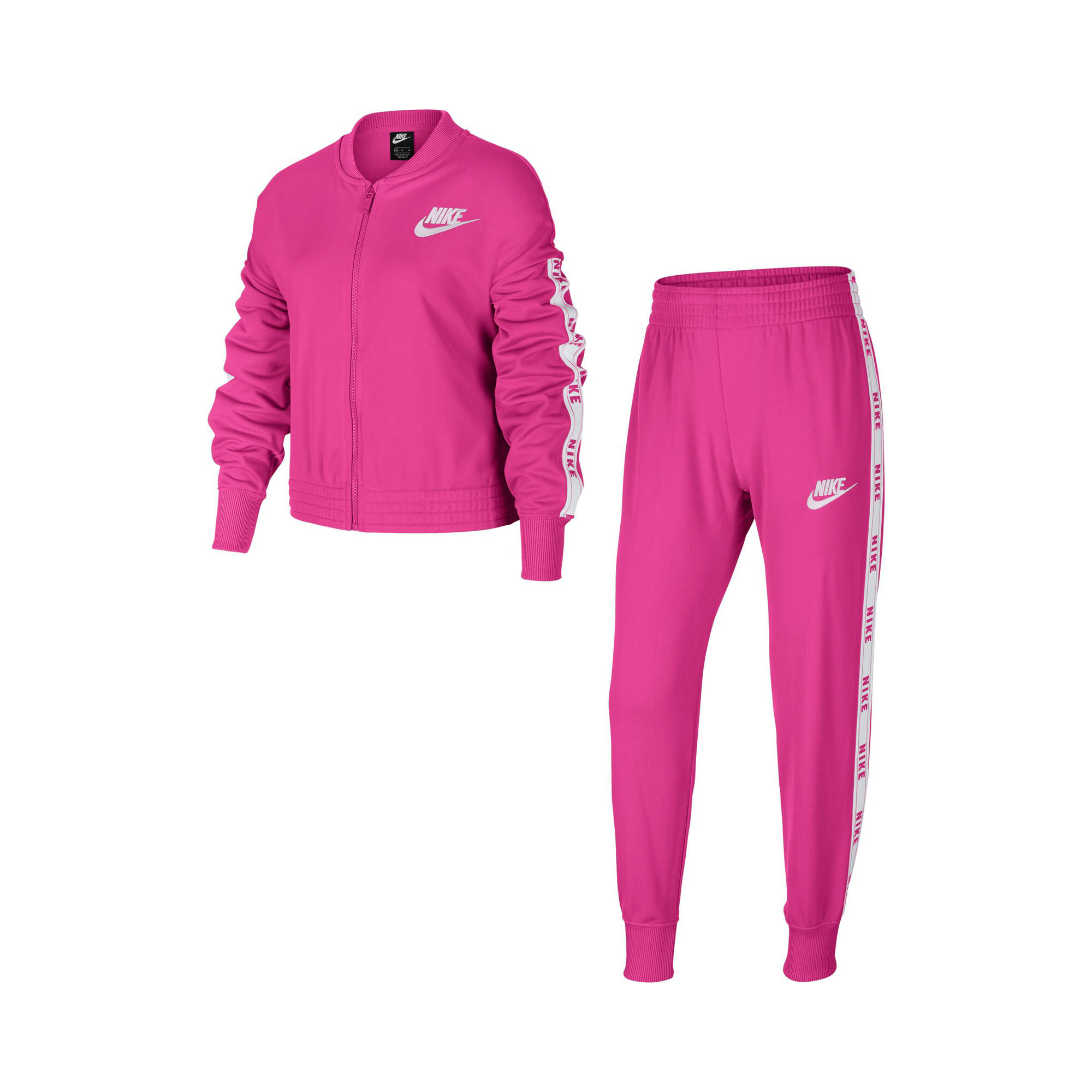 Buy Nike Sportswear Tricot Tracksuit Girls Pink, White online | Tennis ...