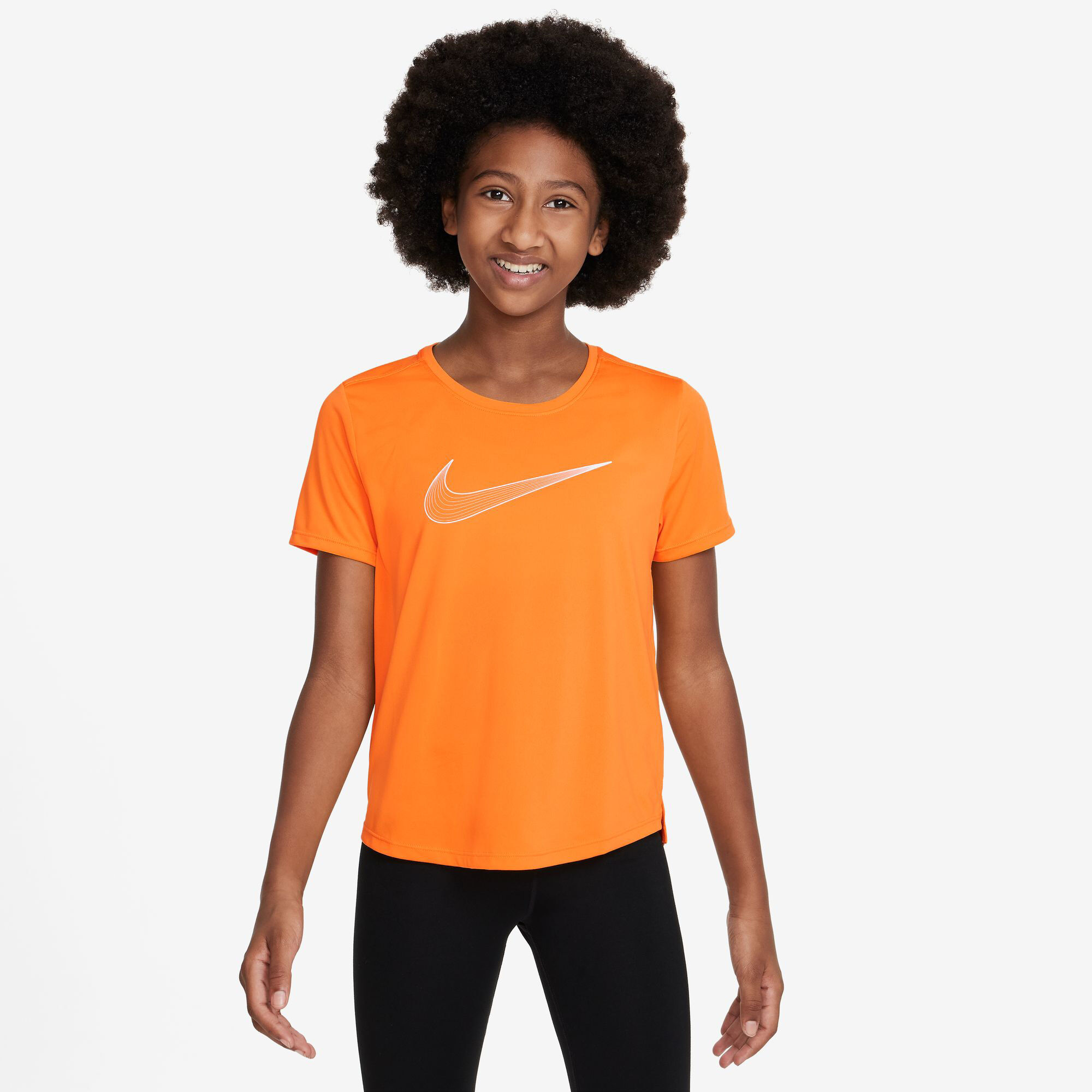Orange nike shirt kids 2025