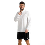 BIDI BADU Tennis apparel BIDI BADU Crew 2.0 Long sleeve Men-white