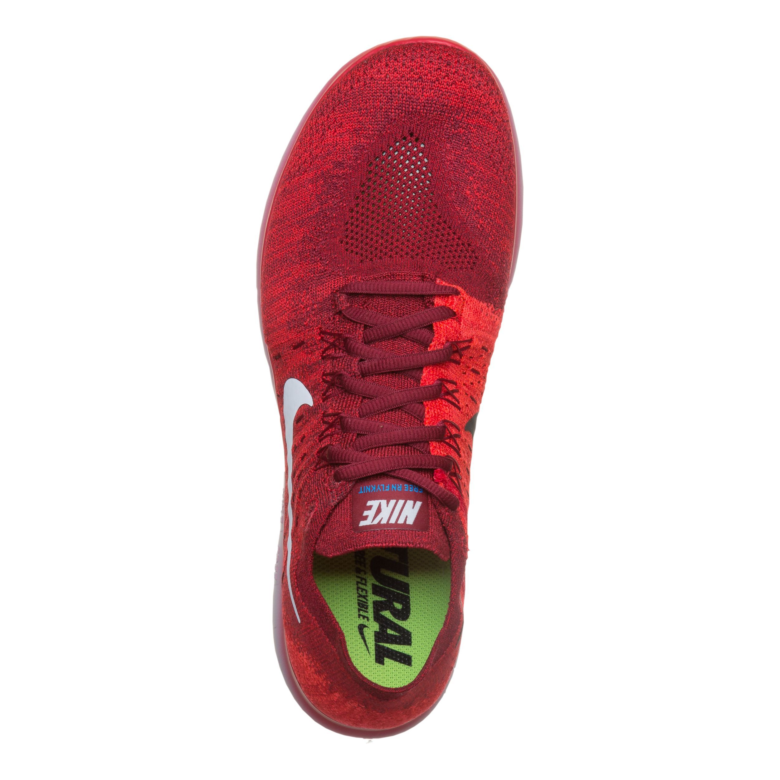 Nike free rn flyknit red shop