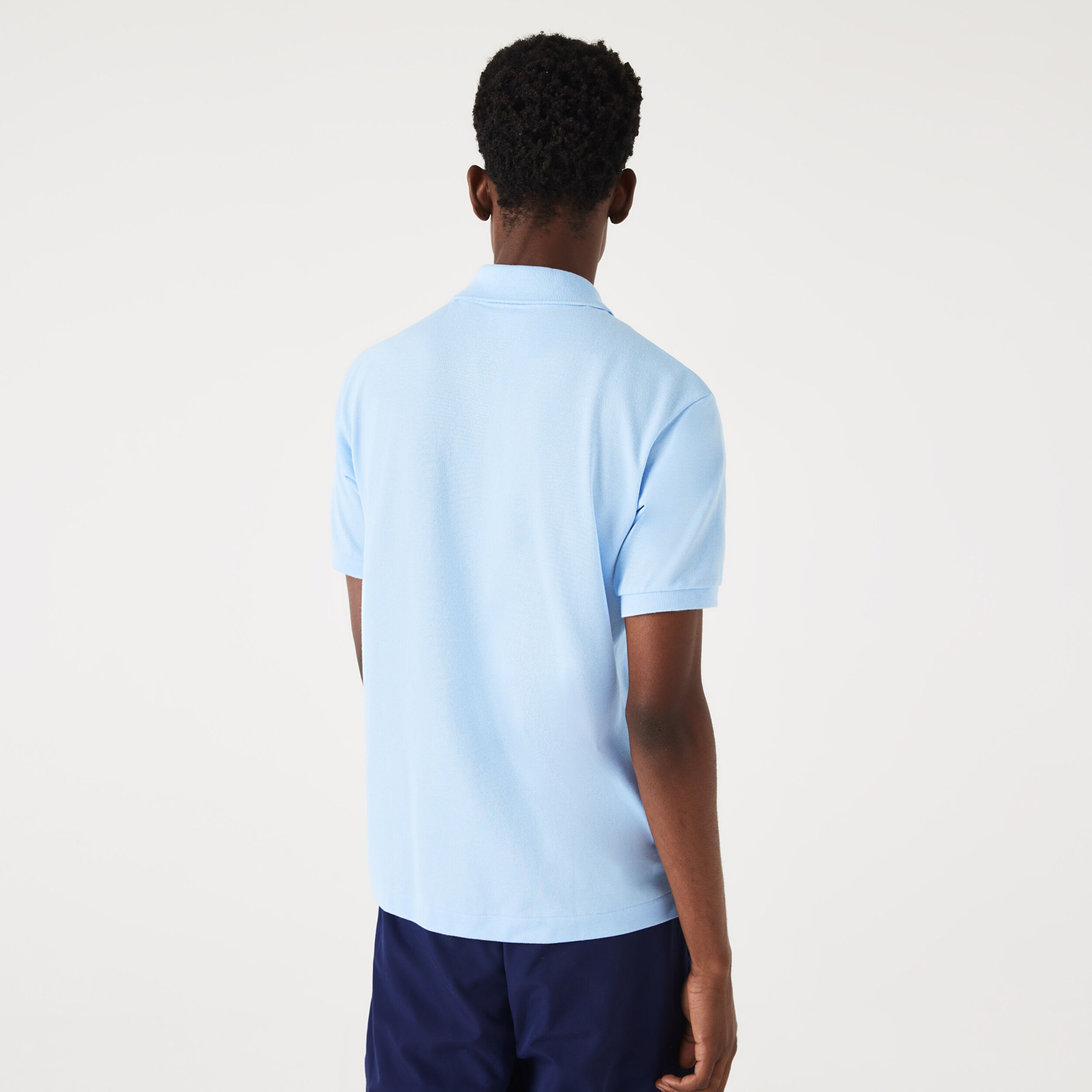 Light blue online lacoste polo shirt