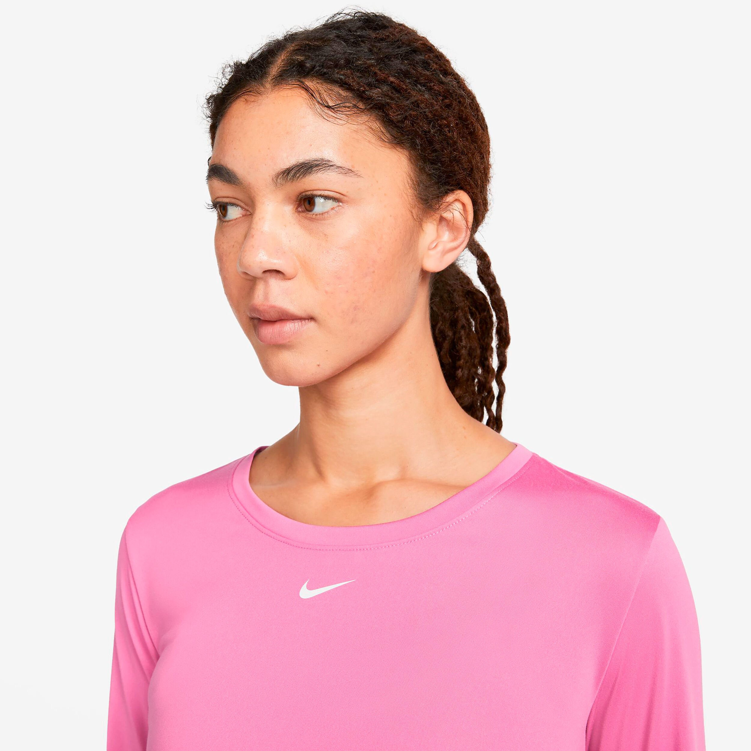 Pink dri fit long sleeve shirt sales