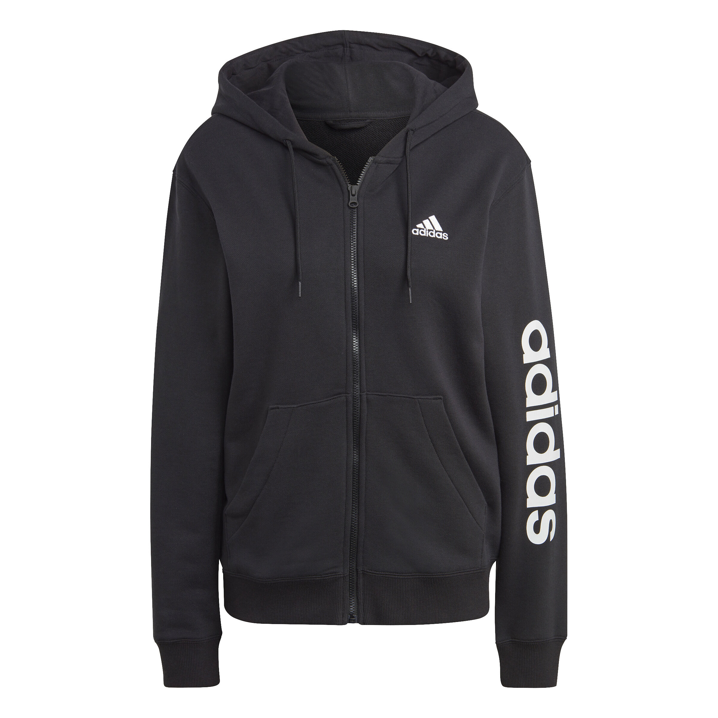 Adidas zip store hoodie black