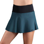 Endless Clothing Endless Lux Skirt Girls - petrol, black
