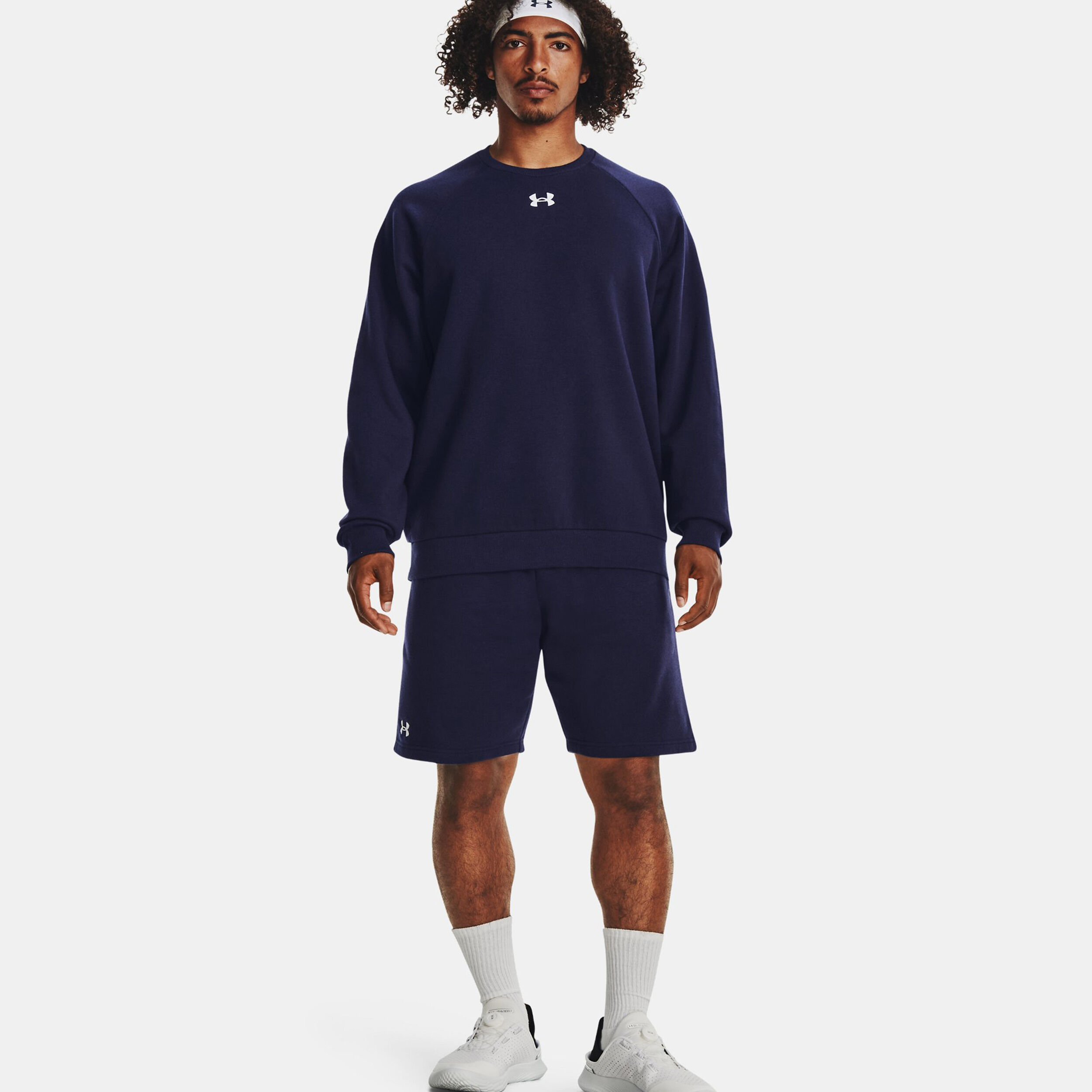 Buy Under Armour Rival Crew Sweatshirt Men Dark Blue online Tennis Point UK
