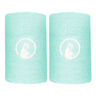 Long Wristband 2 Pack Unisex - turquoise, white