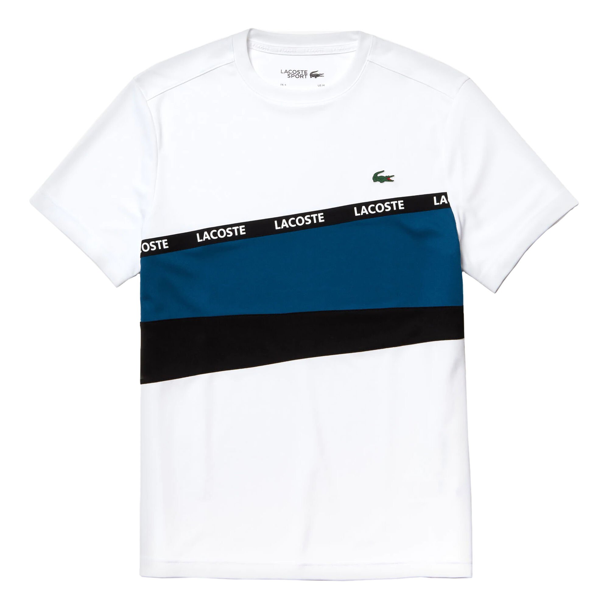 White T Shirt Lacoste Noir Et Blanc Mens Tshirt T Shirt Lacoste