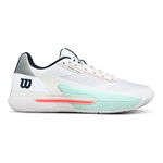 Wilson Clay court shoe Wilson Rush Tour 5 Clay court shoe Men-white, turquoise