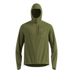 Odlo Clothing Odlo Zeroweight Dual Dry PK Waterproof Running jacket Men-green