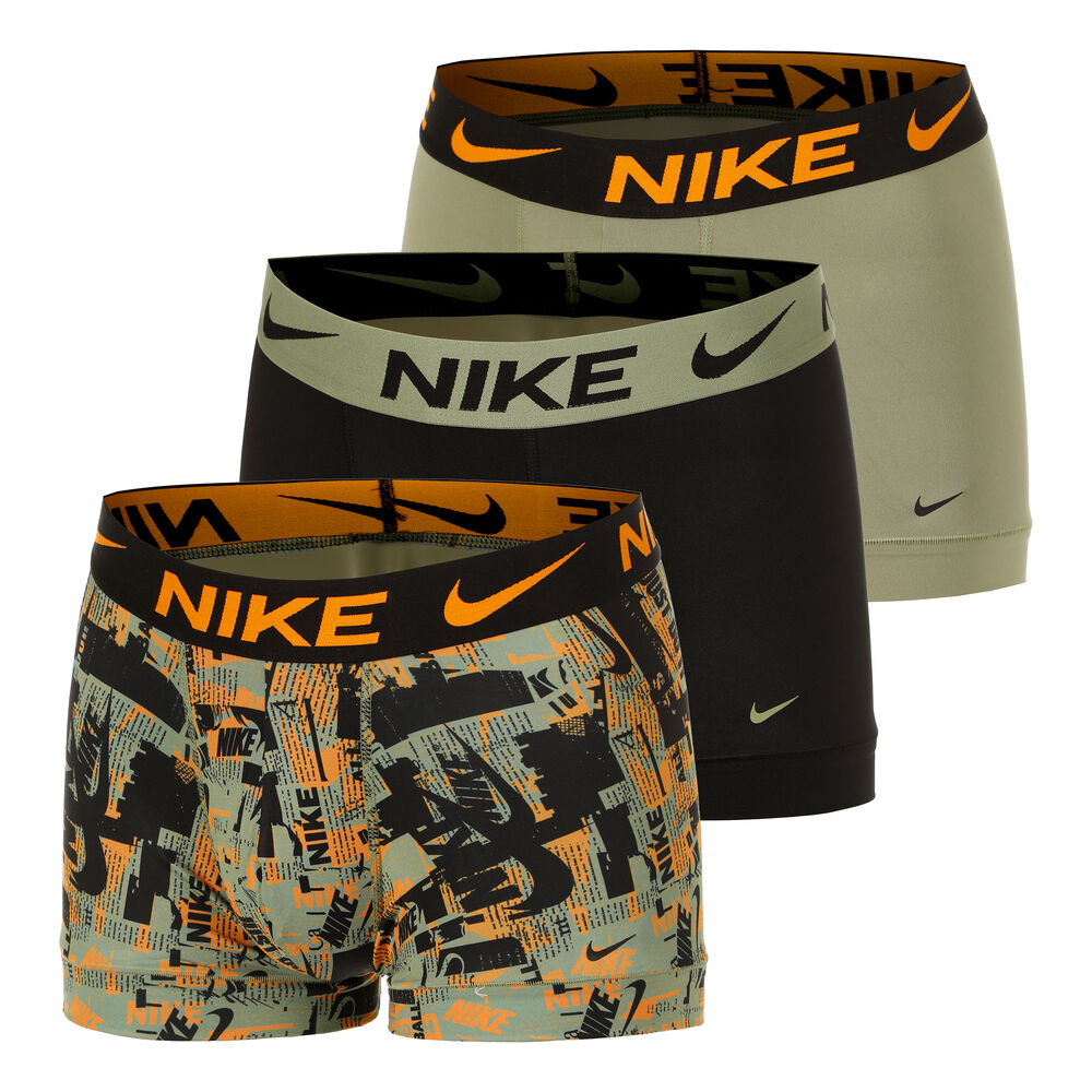 Nike Essential Micro Trunk Boxer Shorts 3 Pack Men olive