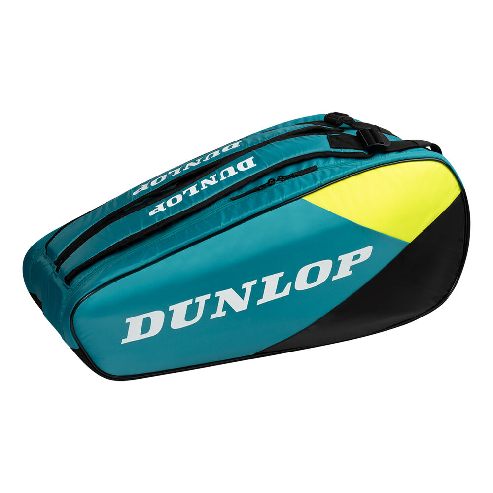 Dunlop SX Club Racket Bag 10 Pack-Black,Turquoise black