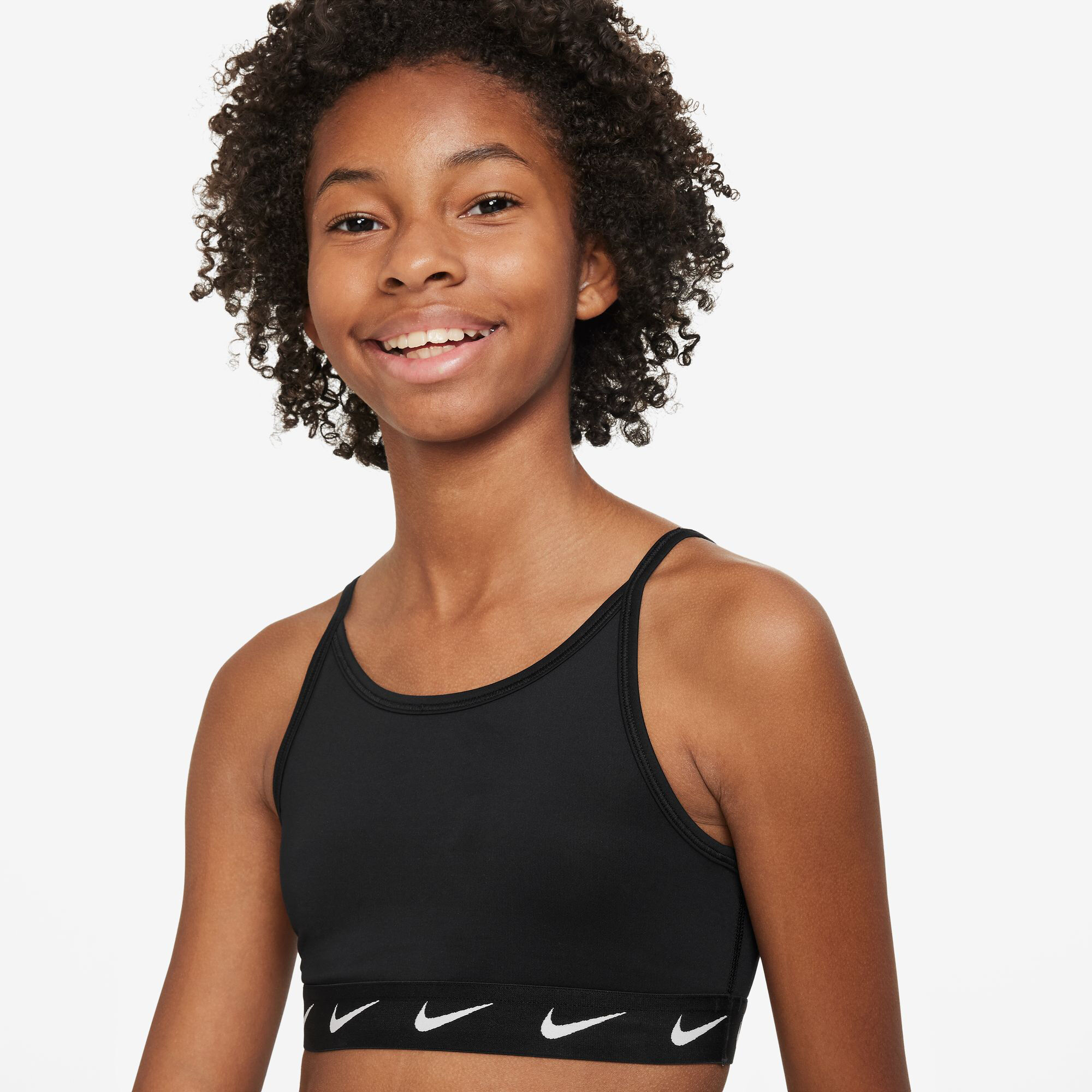 Buy Nike Dri Fit Big Kids Sports Bras Girls Black online Tennis