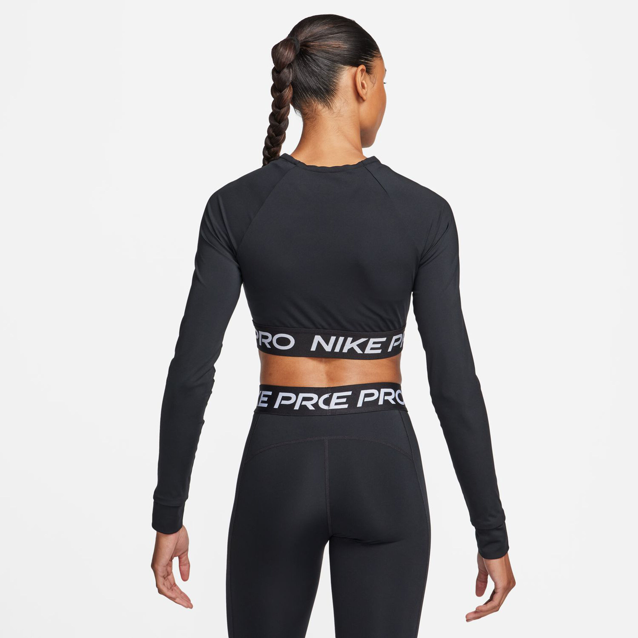 Buy Nike Pro Dri Fit 365 Crop Long Sleeve Women Black online