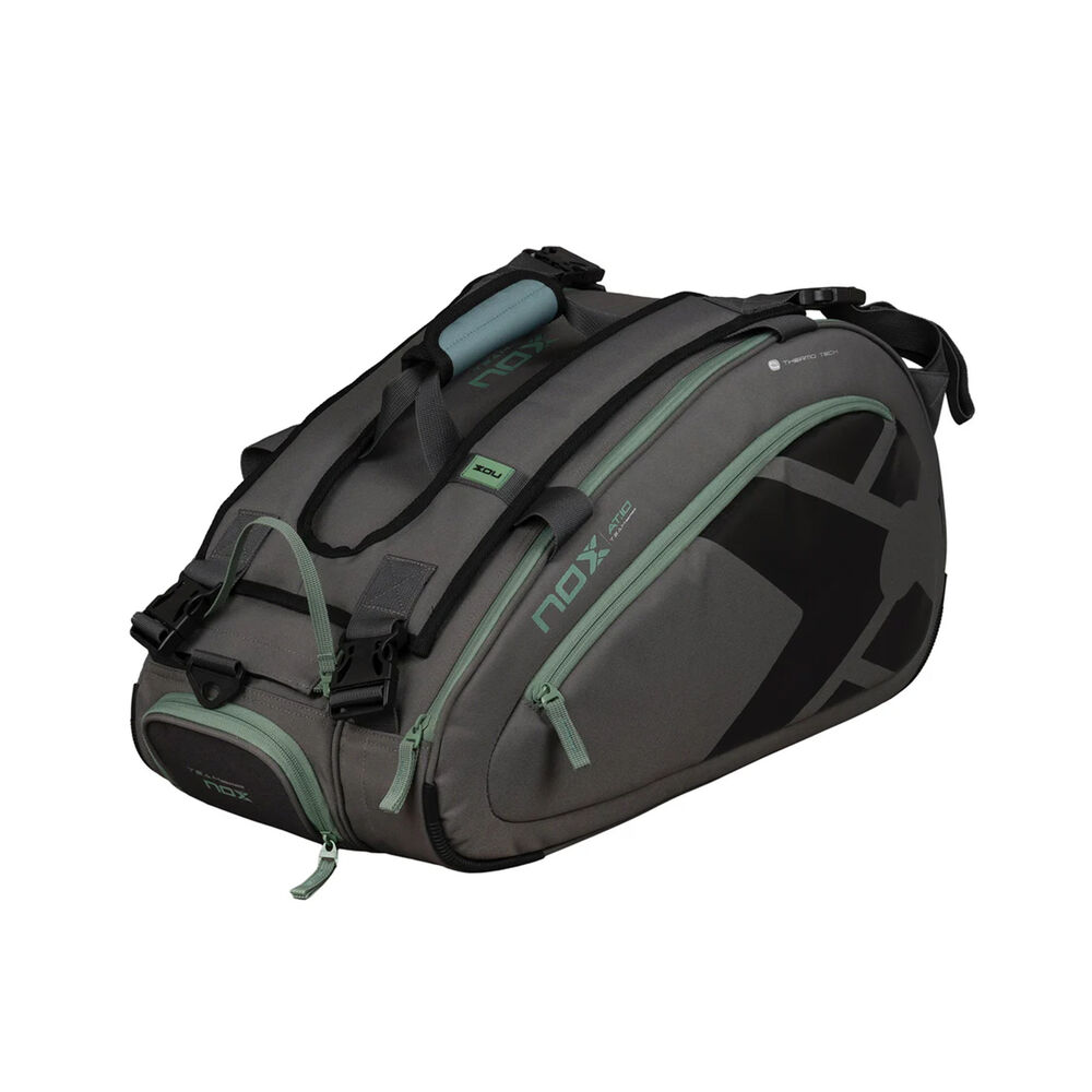 NOX At10 Team Padel Racket Bag-Grey,Black NOX At10 Team Padel Racket Bag-Grey,Black