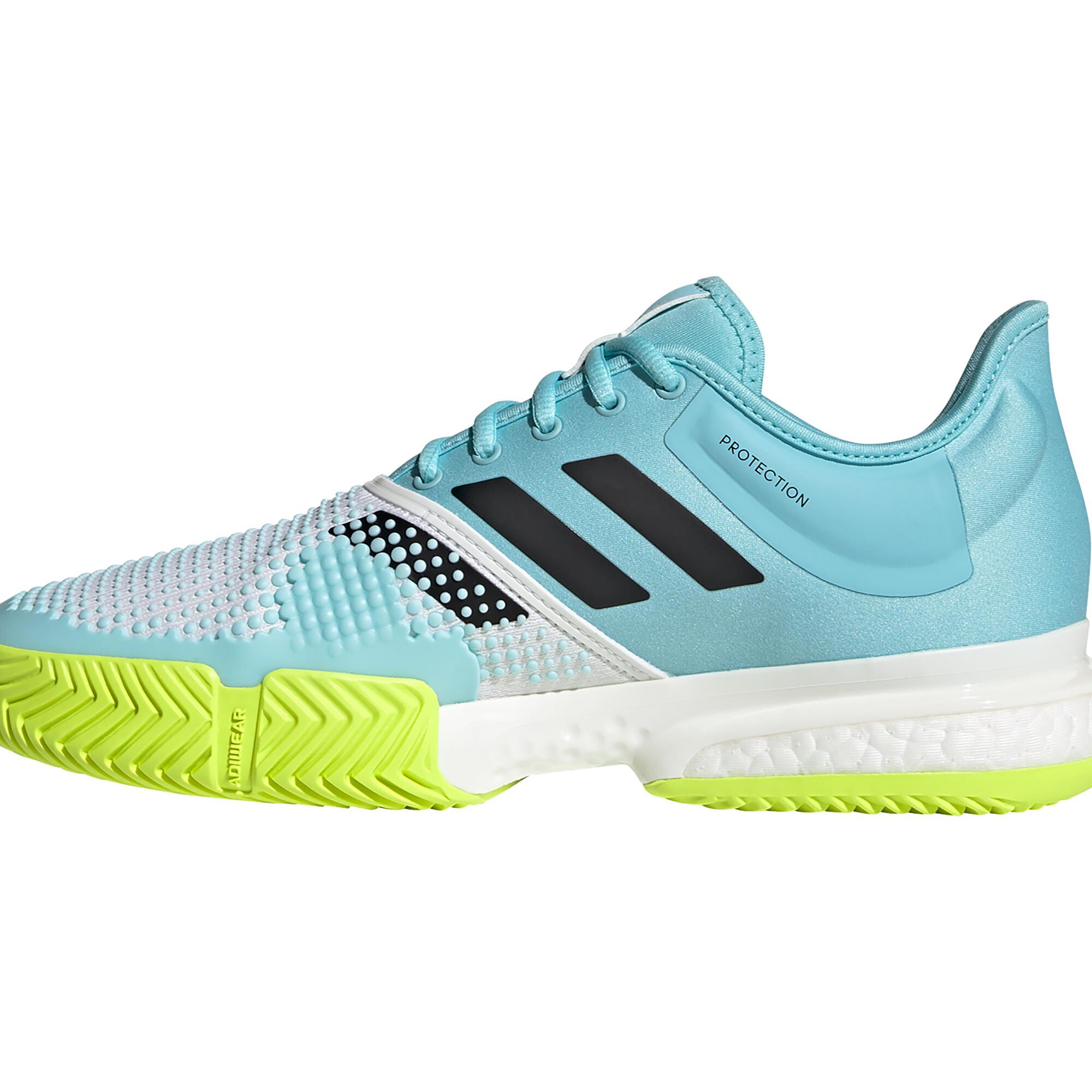 buy adidas SoleCourt Primeblue All Court Shoe Men - White, Turquoise ...