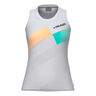 Pro Tank top Women - apricot, white