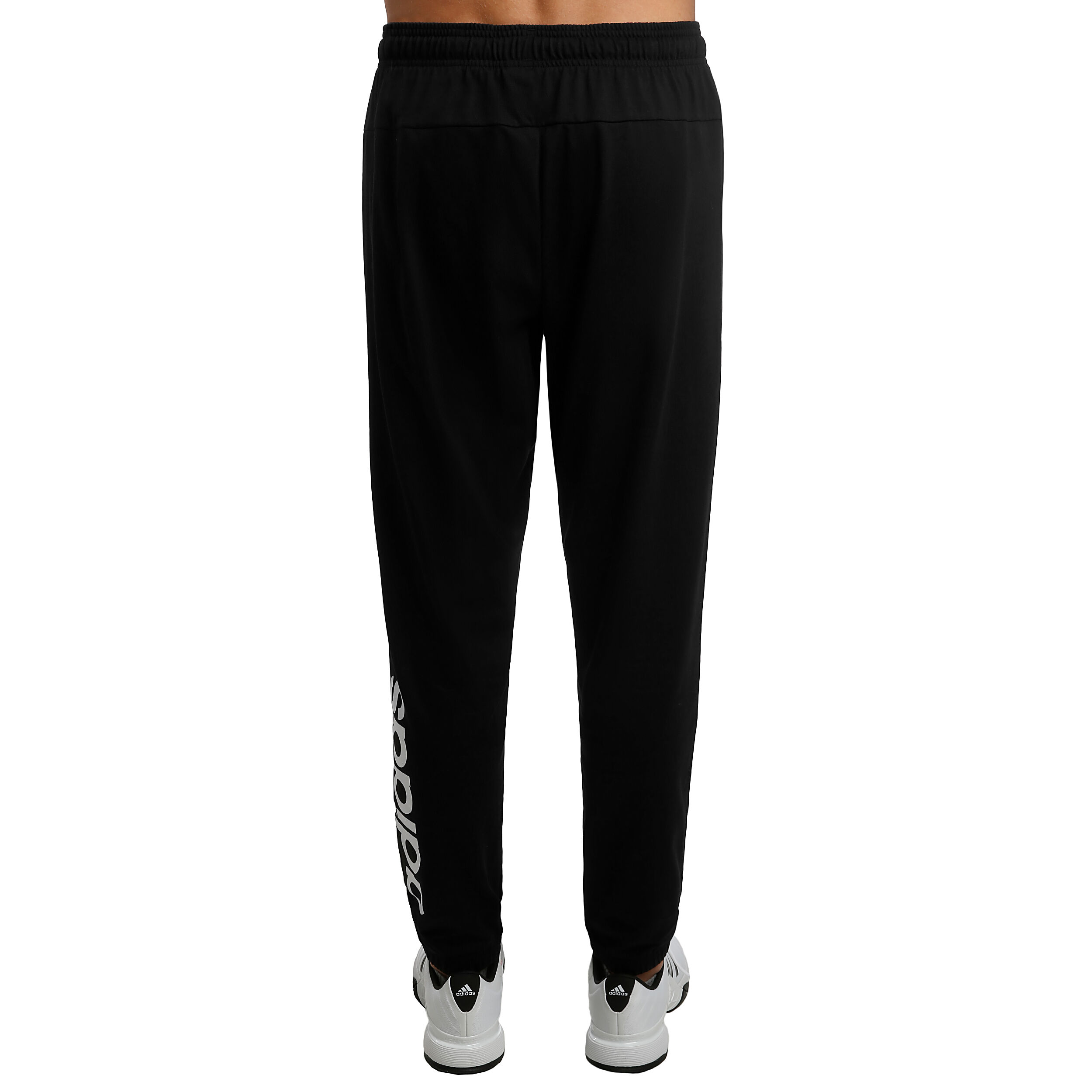 Buy adidas Essentials Linear Single Jersey Training Pants Men Black White online Tennis Point UK