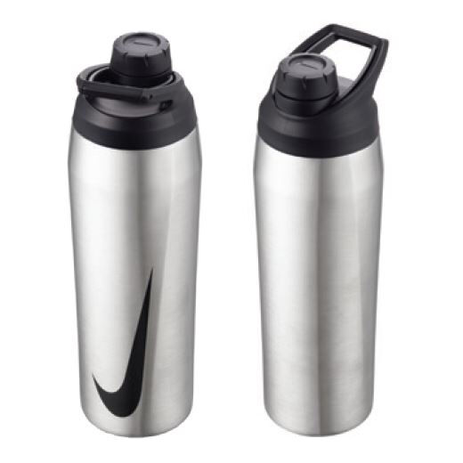 Buy Nike SS Hypercharge Chug 24oz 709ml Water Bottle Silver Black online Tennis Point UK