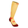 Core Tall 5.0 Compression Socks Men-Yellow,Dark Red