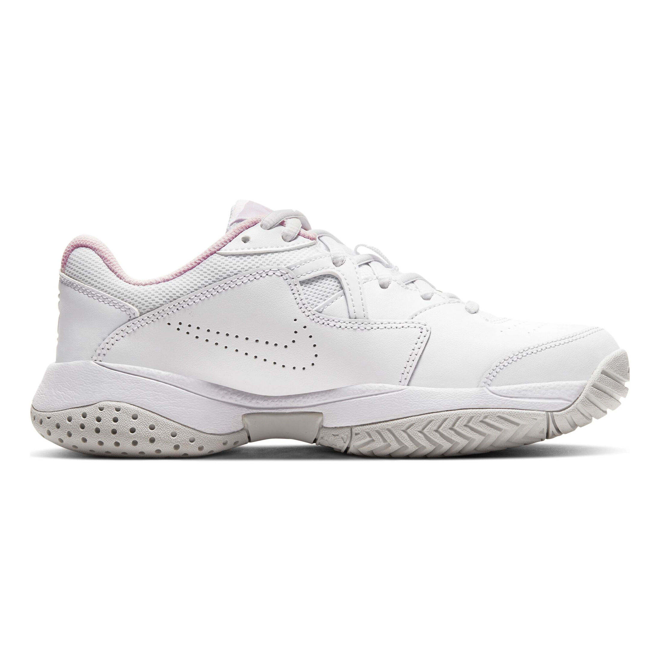 Court Lite 2 Hard Court Shoe Kids White Grey