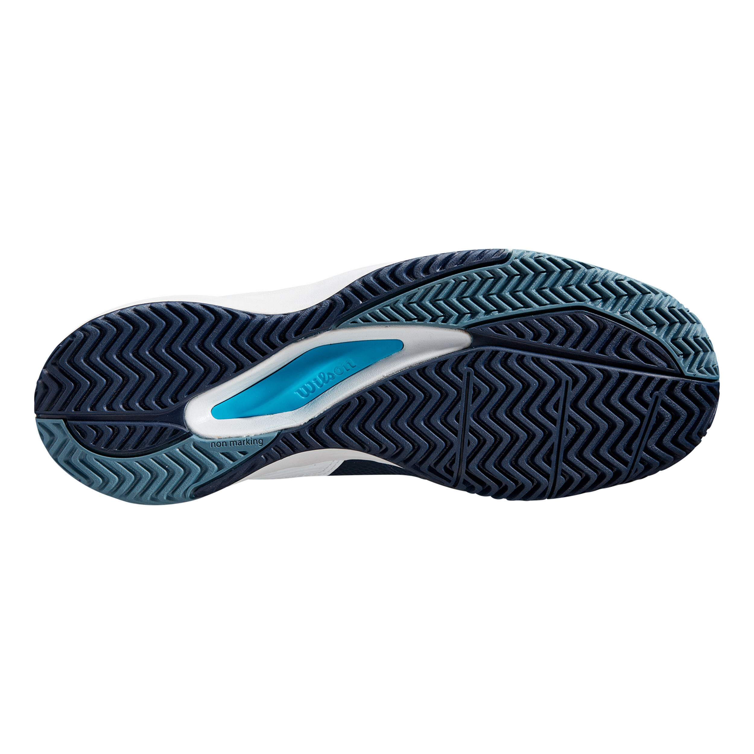 Buy Wilson Rush Pro Ace All Court Shoe Men Dark Blue White online