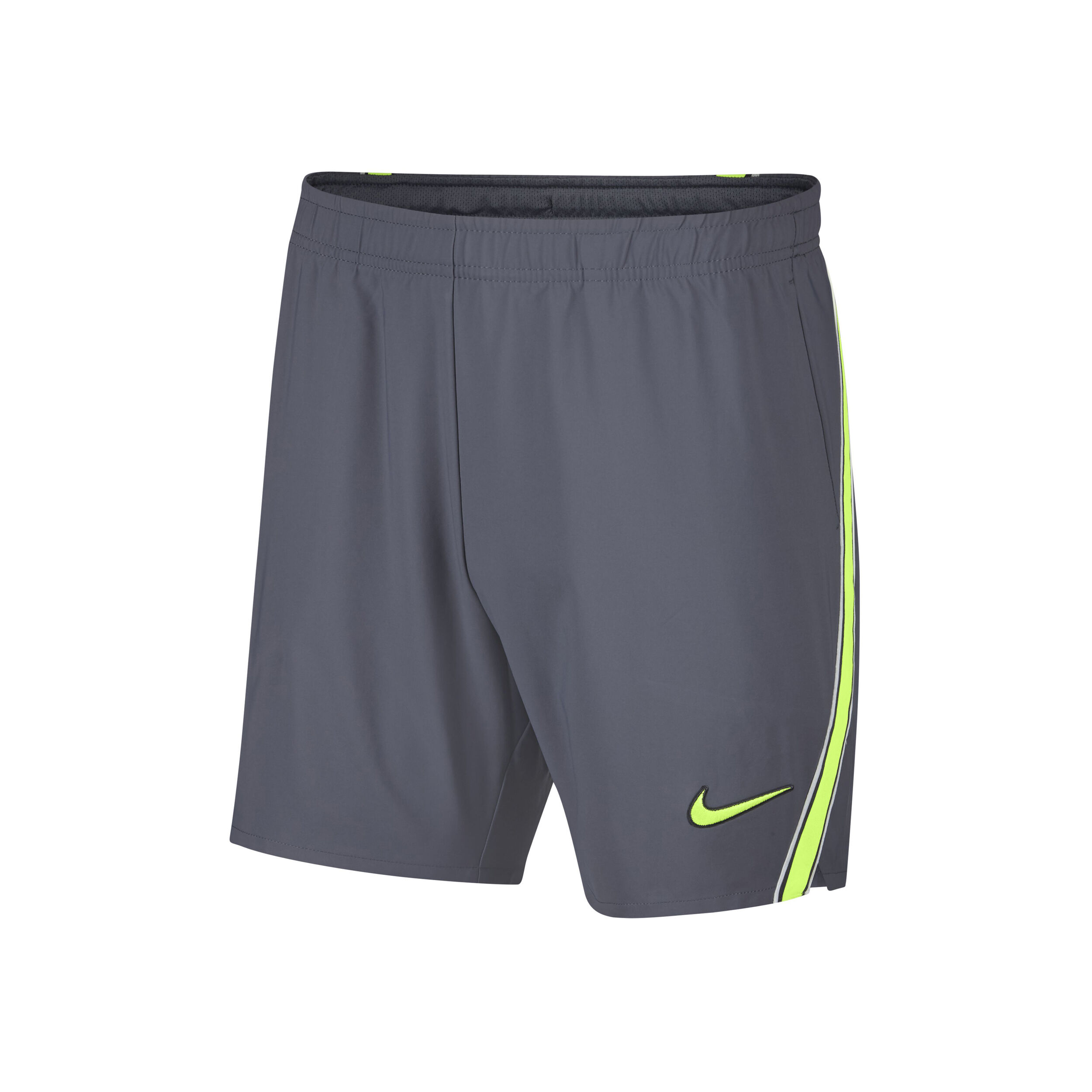 Buy Nike Rafael Nadal Court Flex Ace 7in Shorts Men Grey Lemon online Tennis Point UK