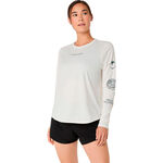 ASICS Running shirt ASICS Fujitrail Logo Running shirt Women-beige