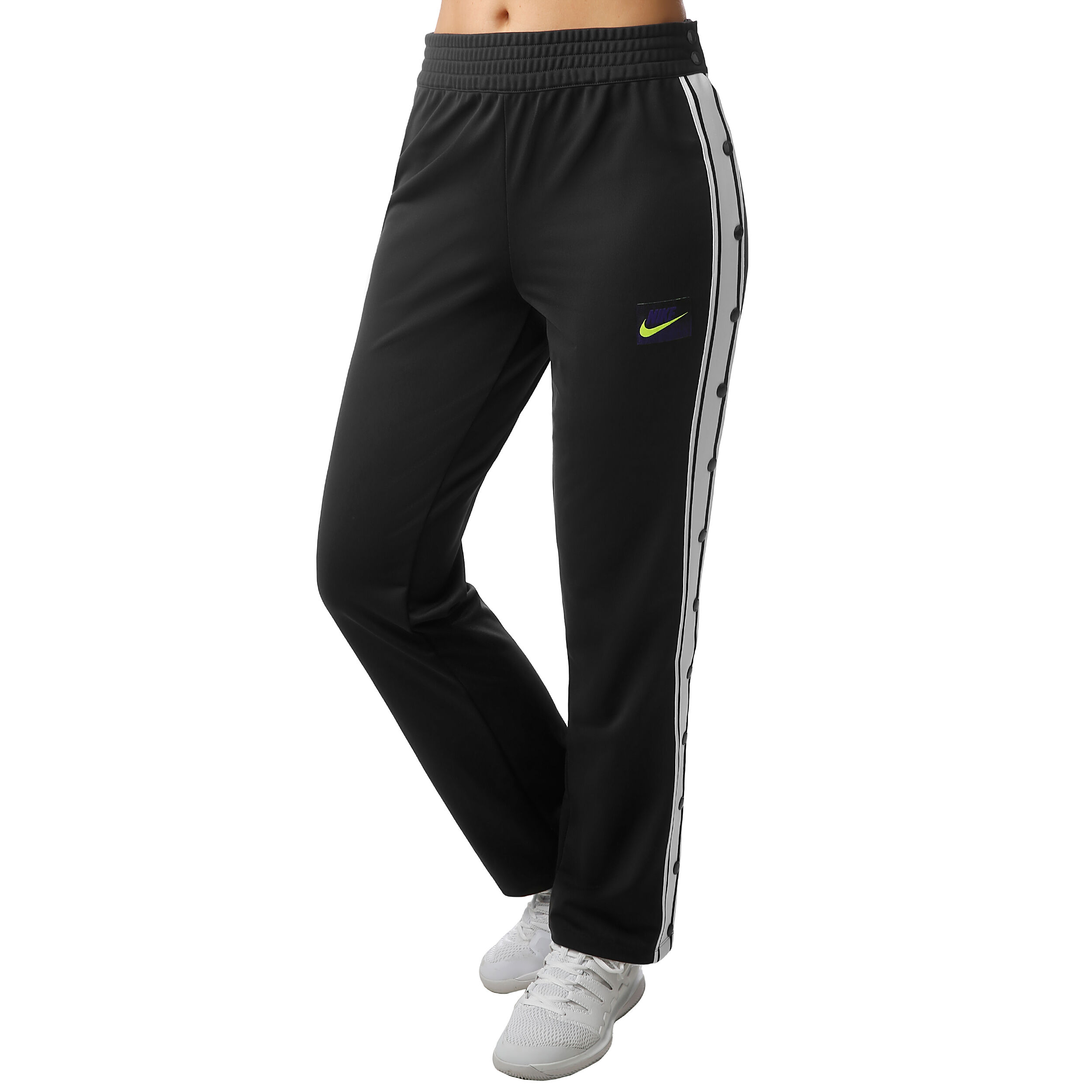 Court Training Pants Women Black White
