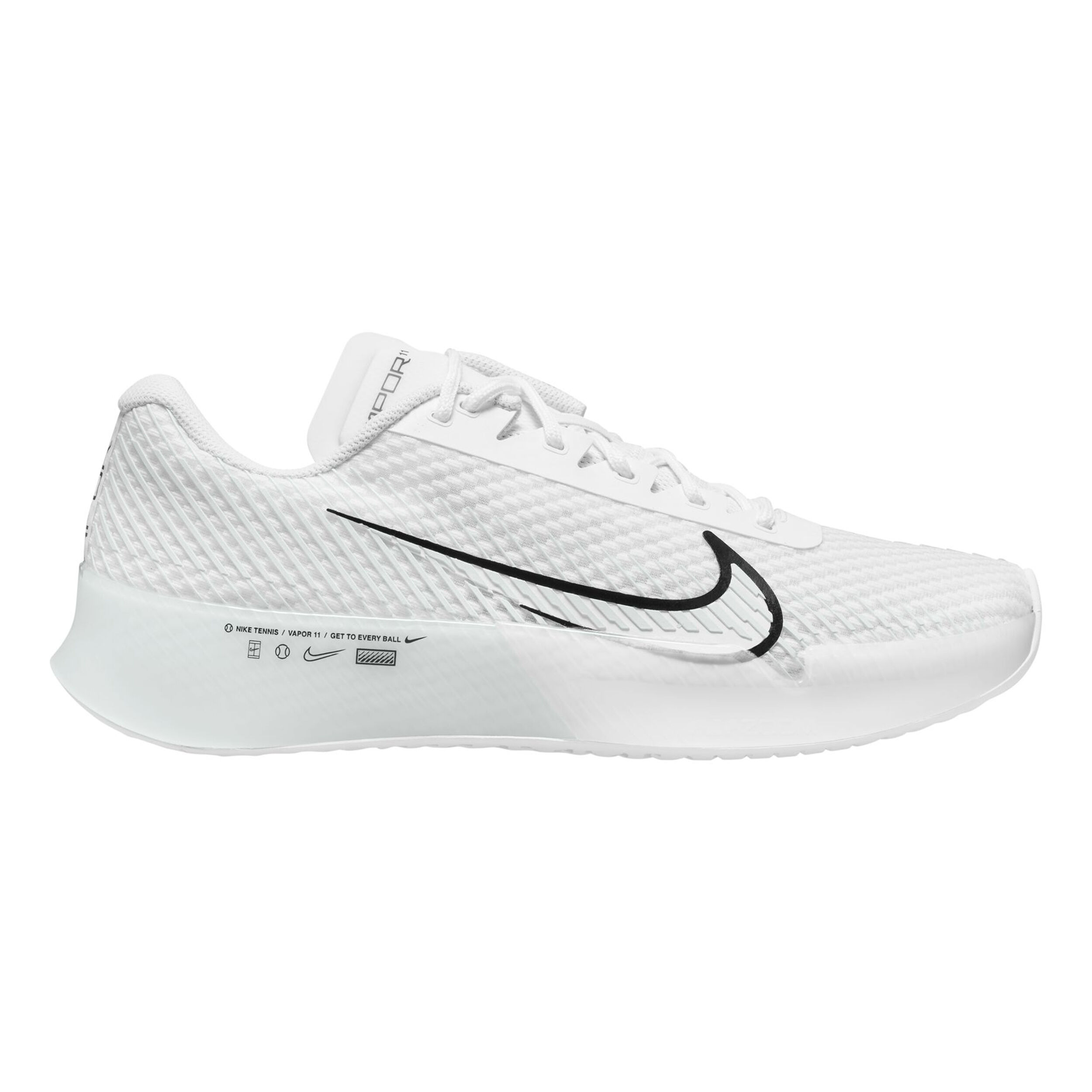 Air Zoom Vapor 11 All Court Shoe Men White Black