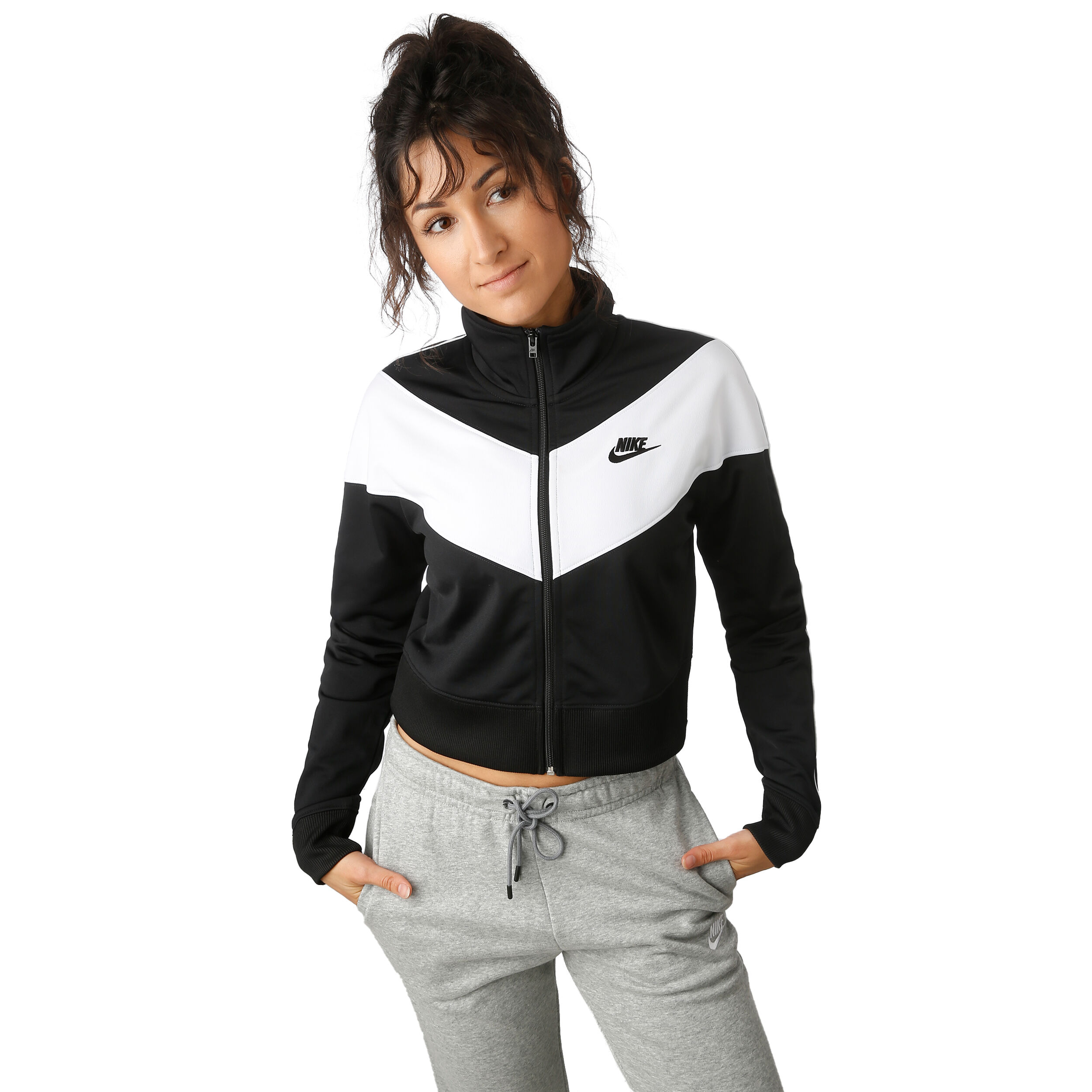 Sportswear Heritage Training Jacket Women Black White