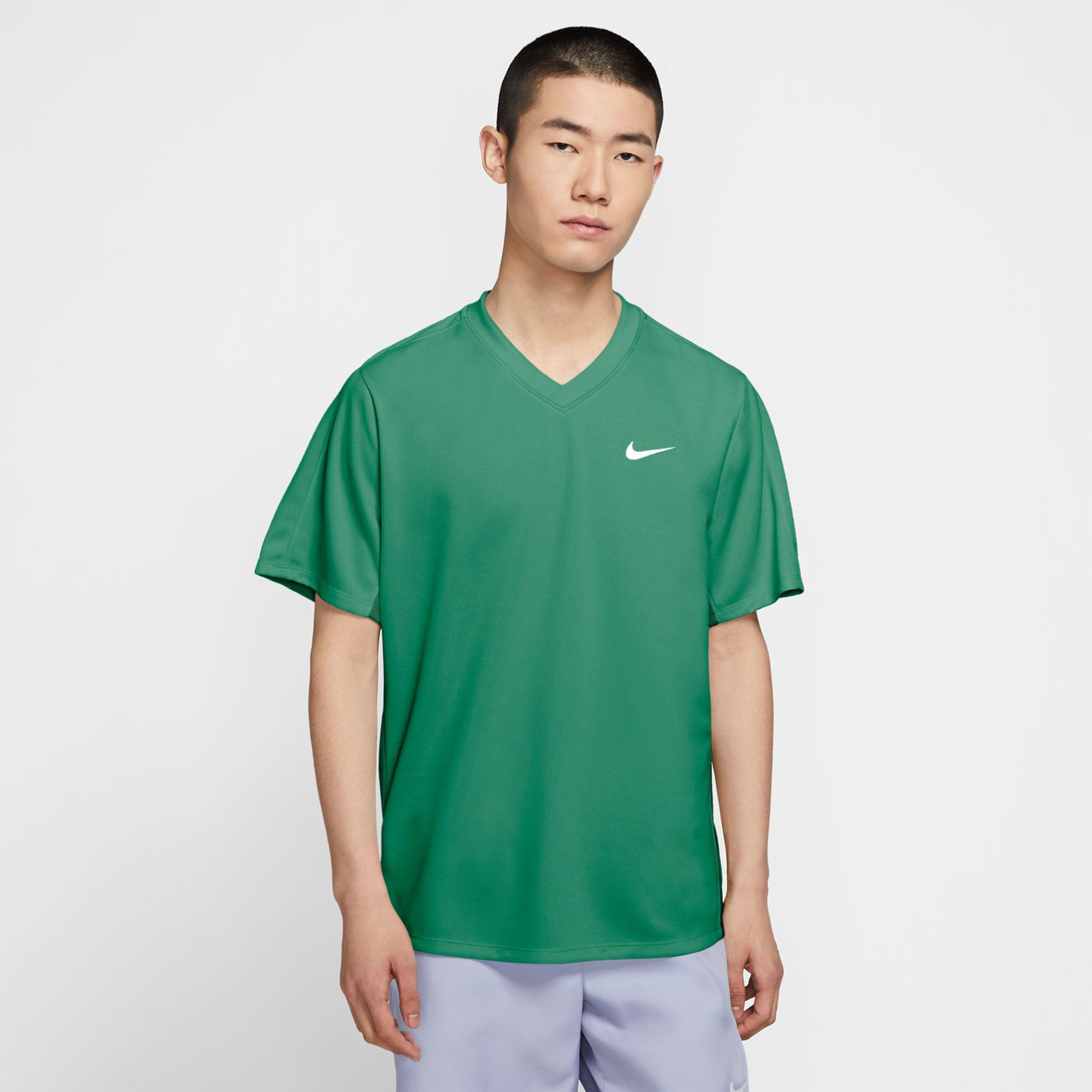Mens green top nike shirt