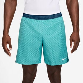 Image of Court Victory Dri-Fit 7in Aop Shorts Men - turquoise, petrol
