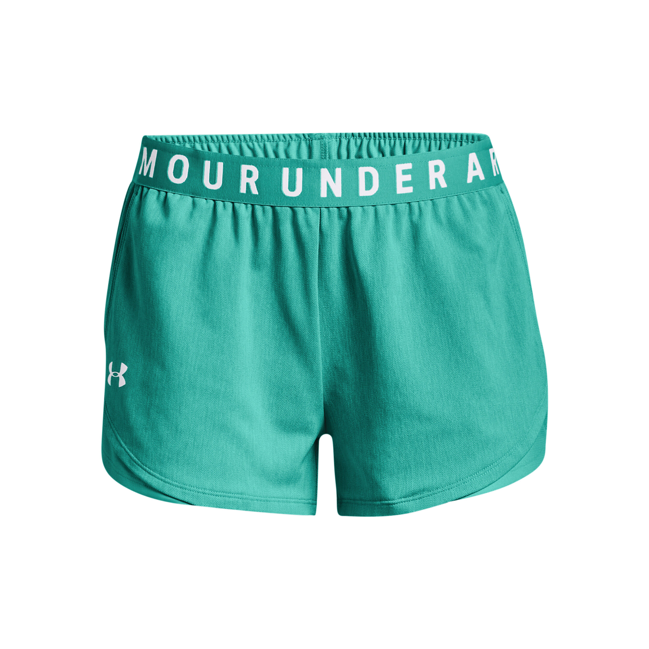 Teal under armour shorts top