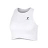 Court Crop Tank Top Women-White