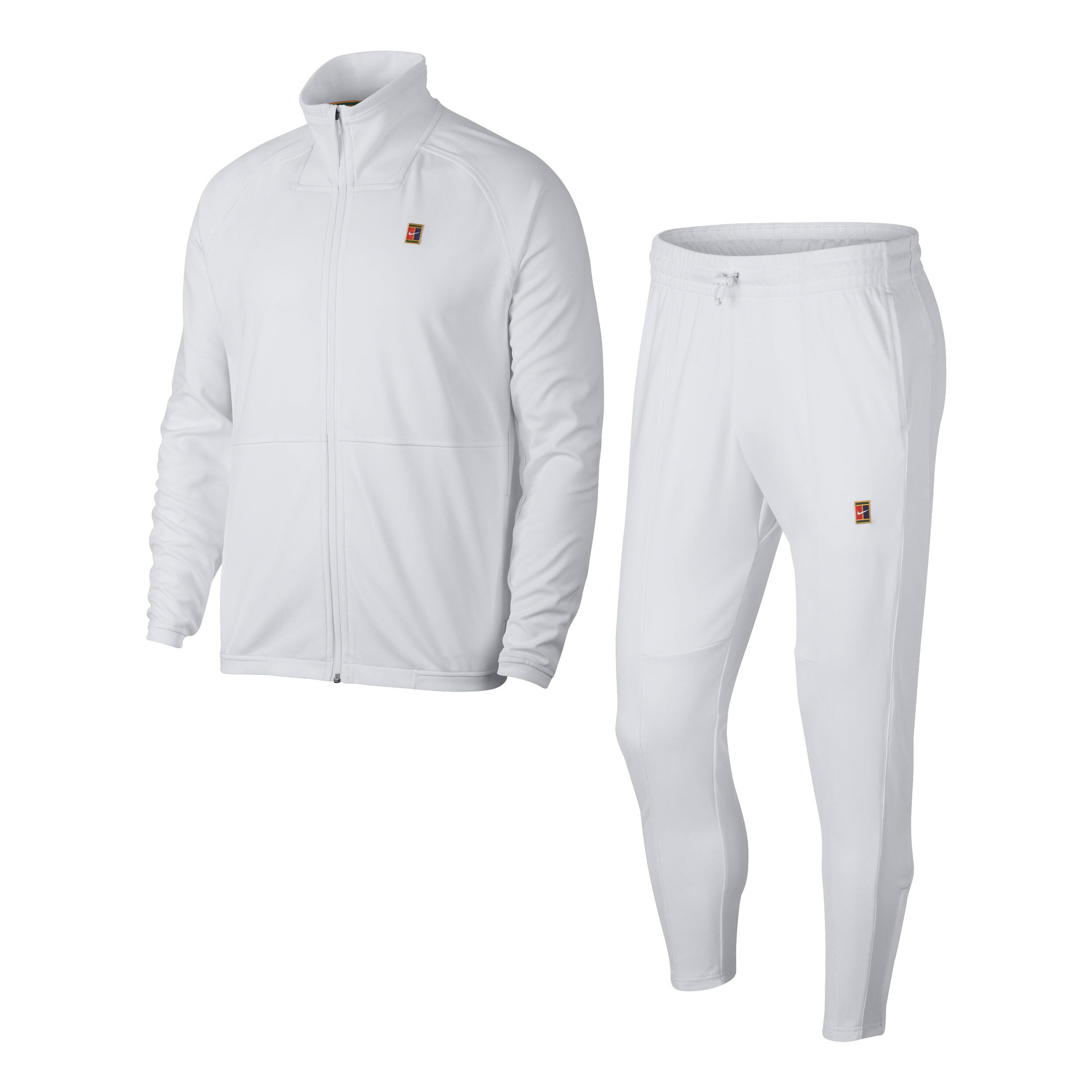Court Tracksuit Men White Red