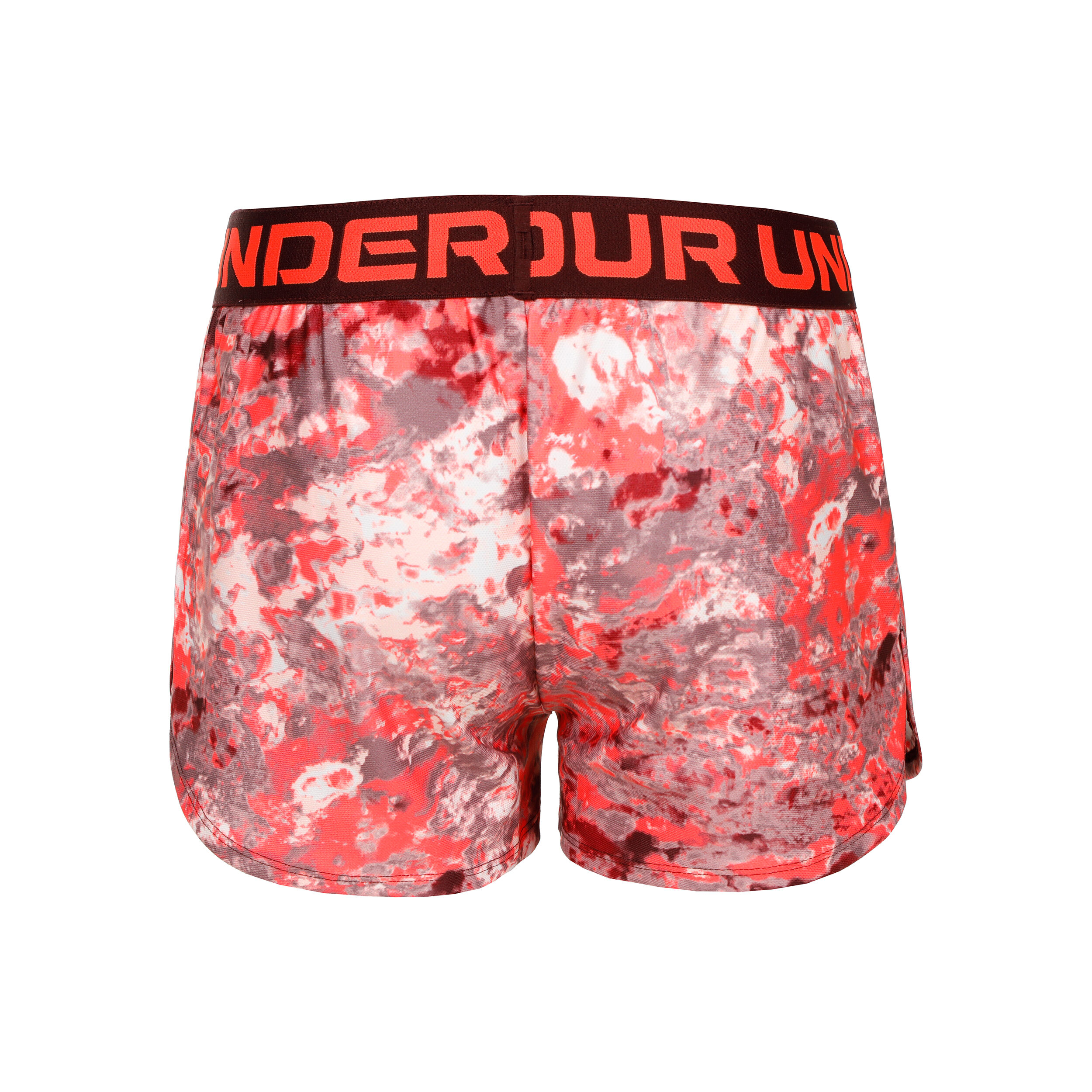 Buy Under Armour Play Up Printed Shorts Girls Red Multicoloured