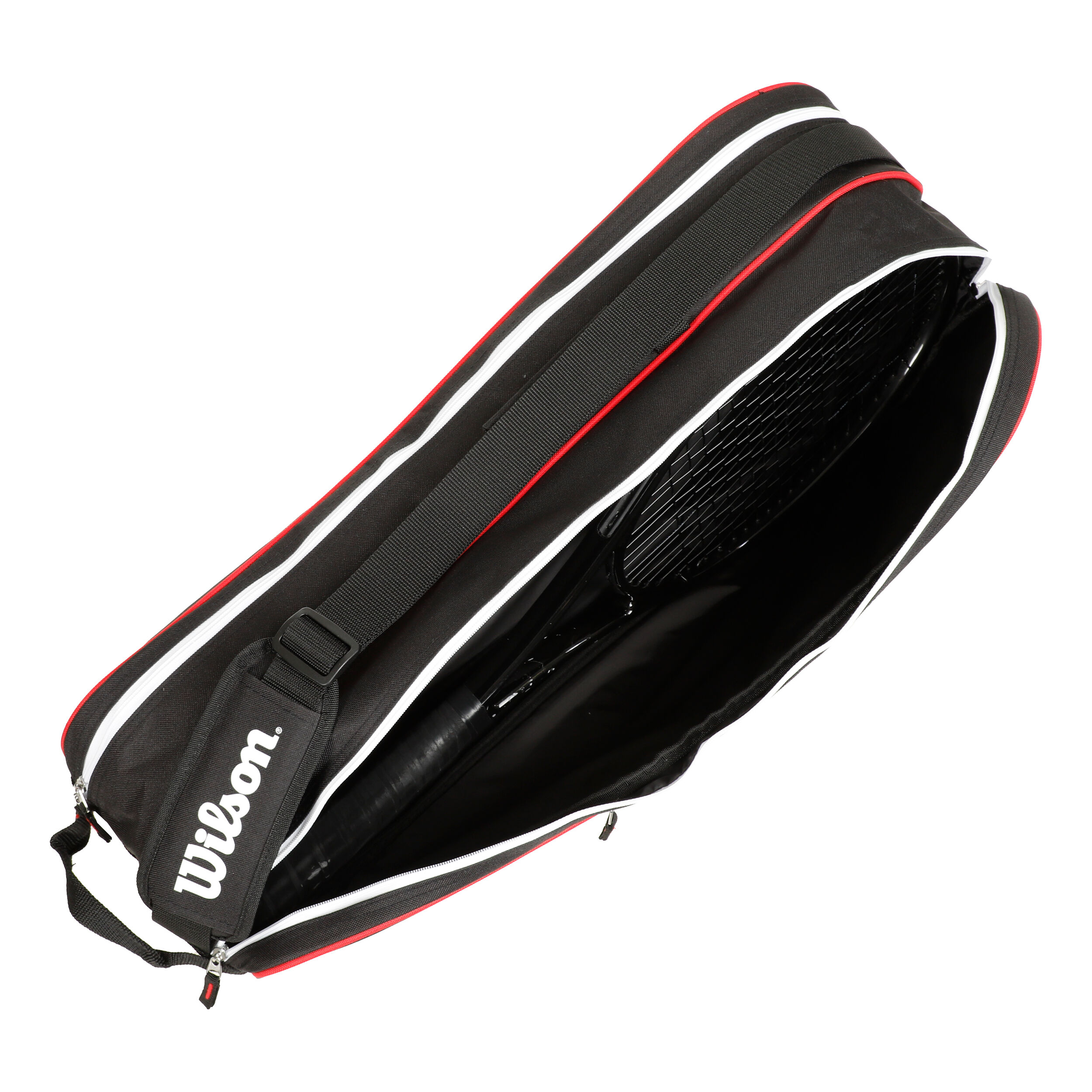 Buy Wilson Advantage III Six Racket Bag Black White online Tennis Point UK