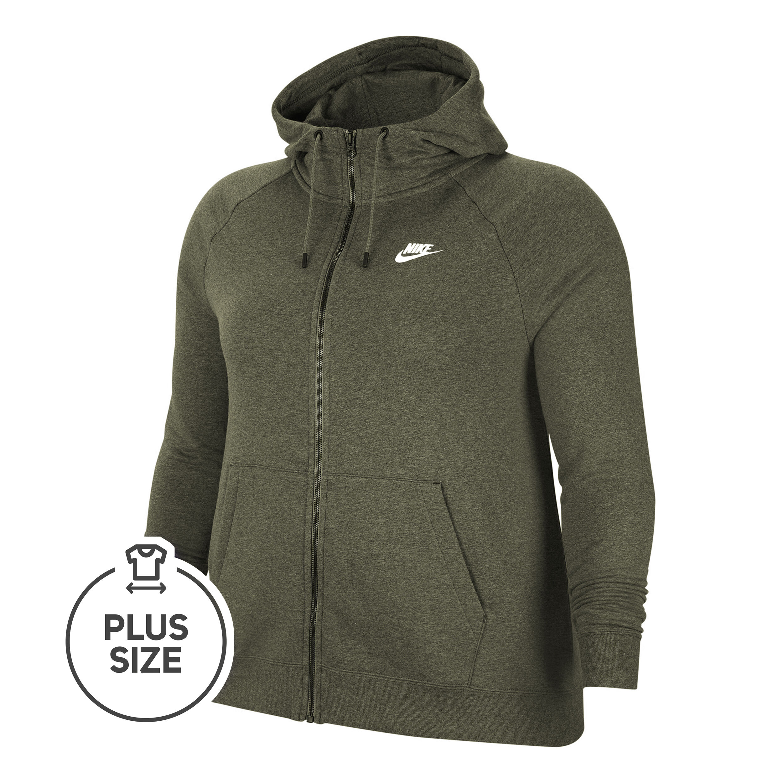 women's olive nike hoodie