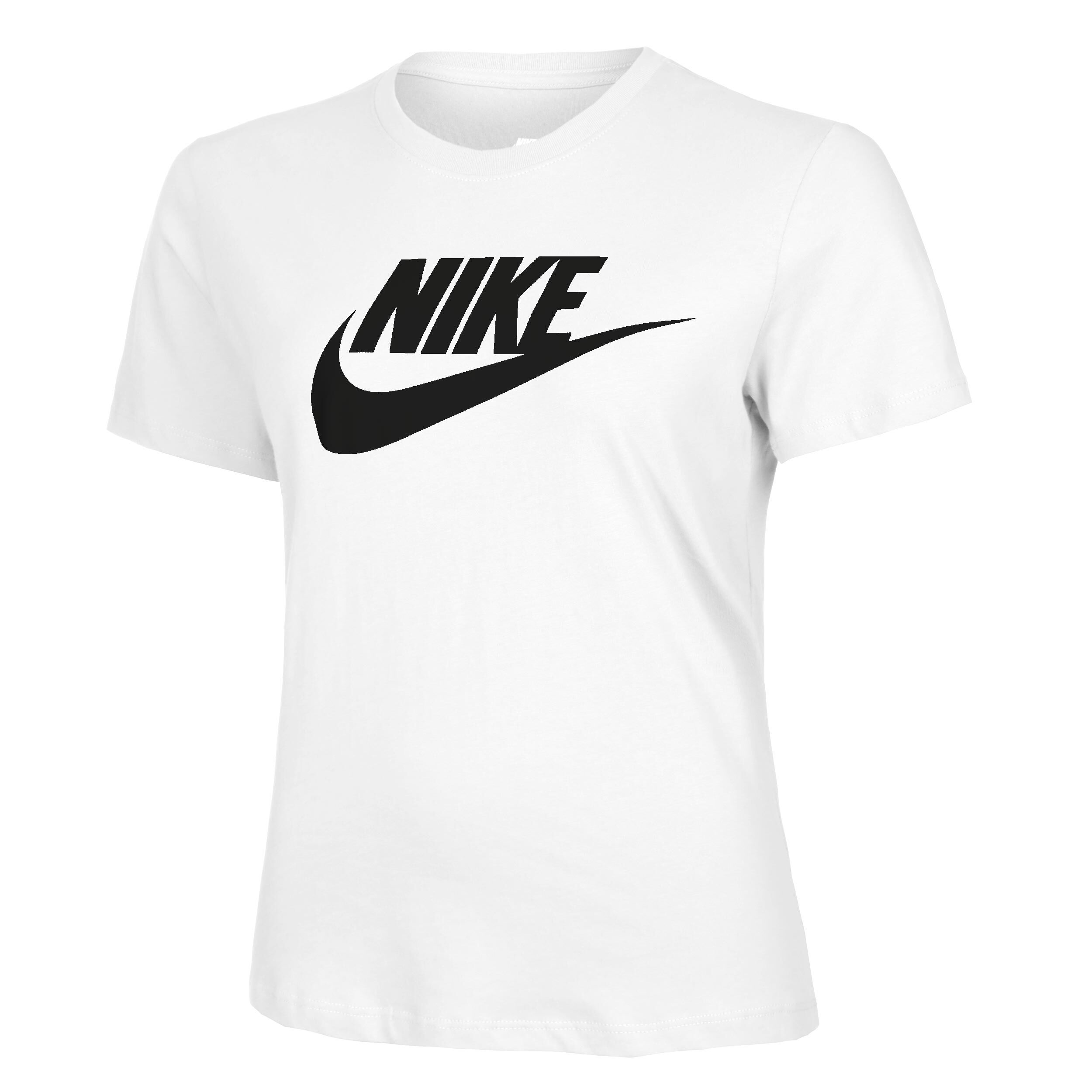 Buy Nike New Sportswear Essential Icon Futura T Shirt Women White online Tennis Point UK