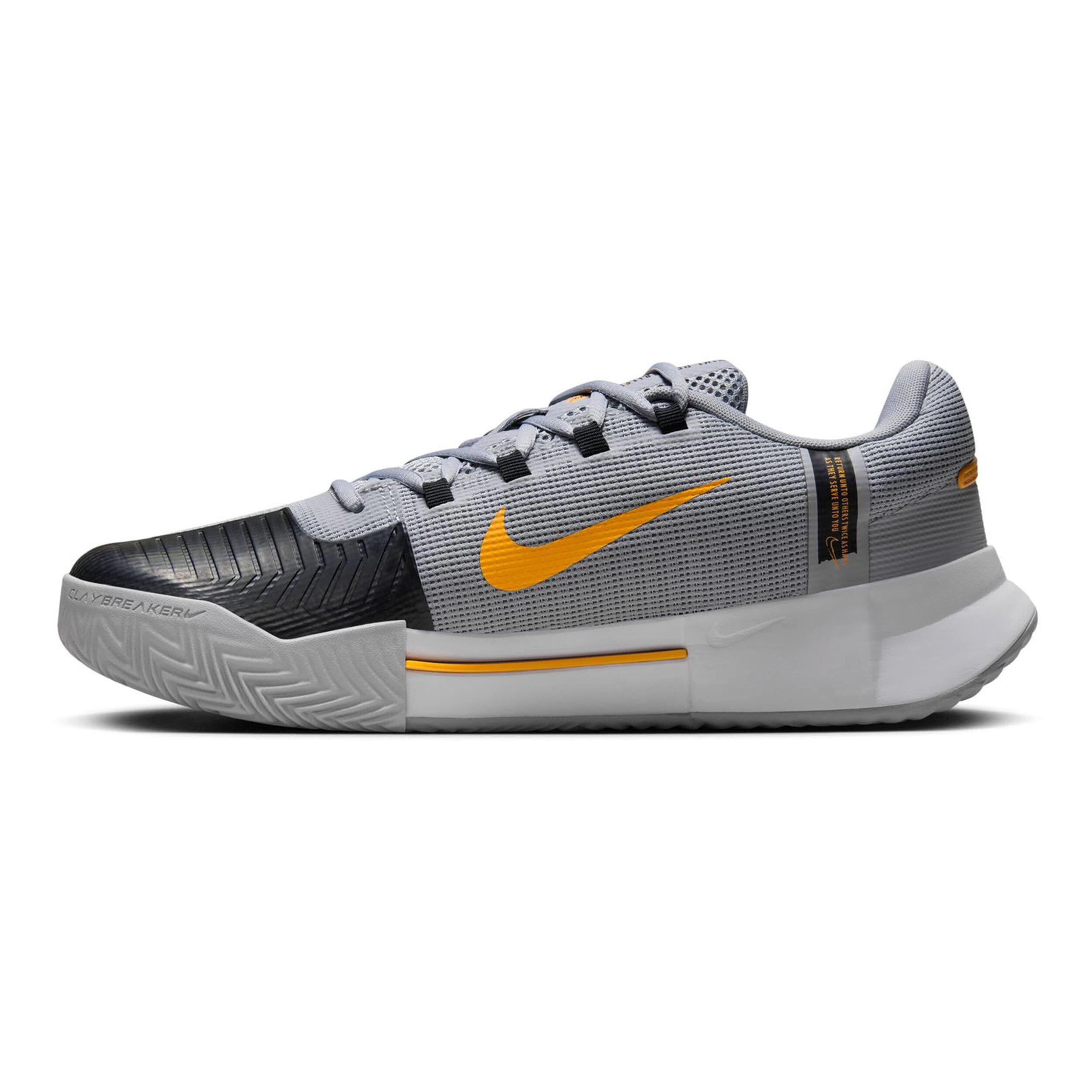 nike orange grey shoes