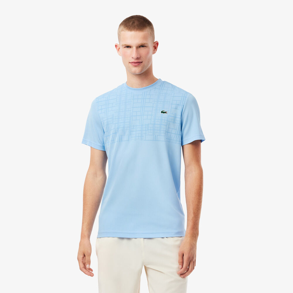Lacoste Novak Djokovic T-Shirt Men light_blue Lacoste Novak Djokovic T-Shirt Men light_blue