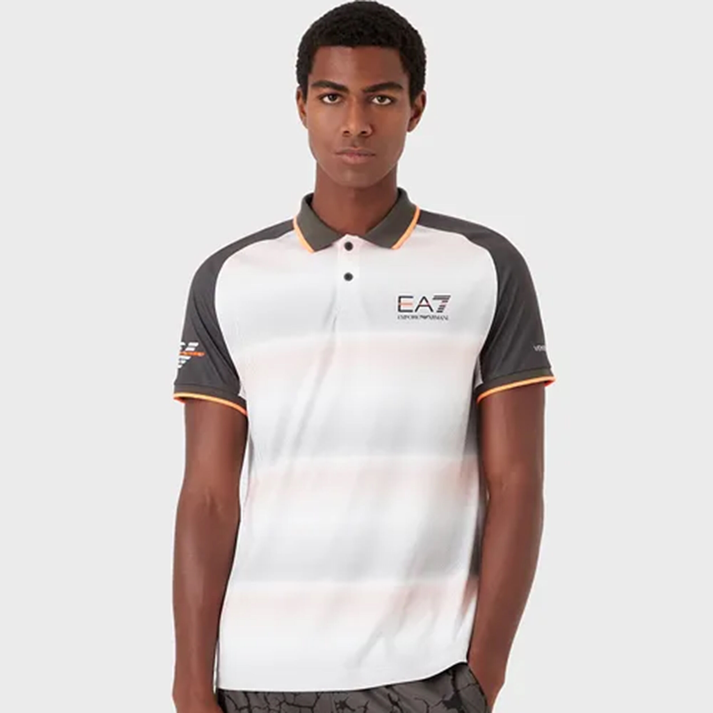 Buy EA7 Polo Men White Black online Tennis Point UK