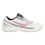Mizuno Tennis shoes Mizuno Break Shot Carpet Shoe Men-White,Red