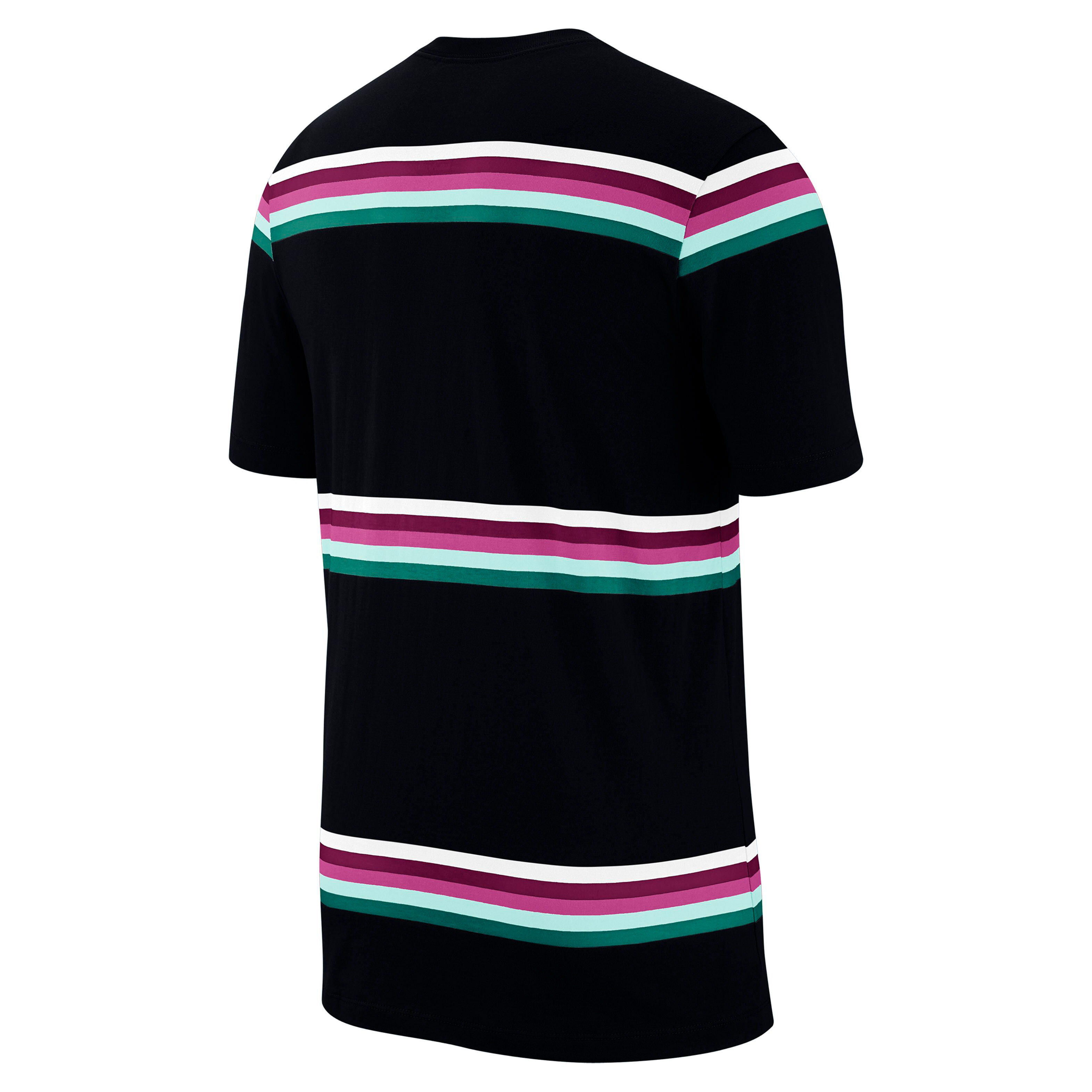 Black and pink nike shirt mens top
