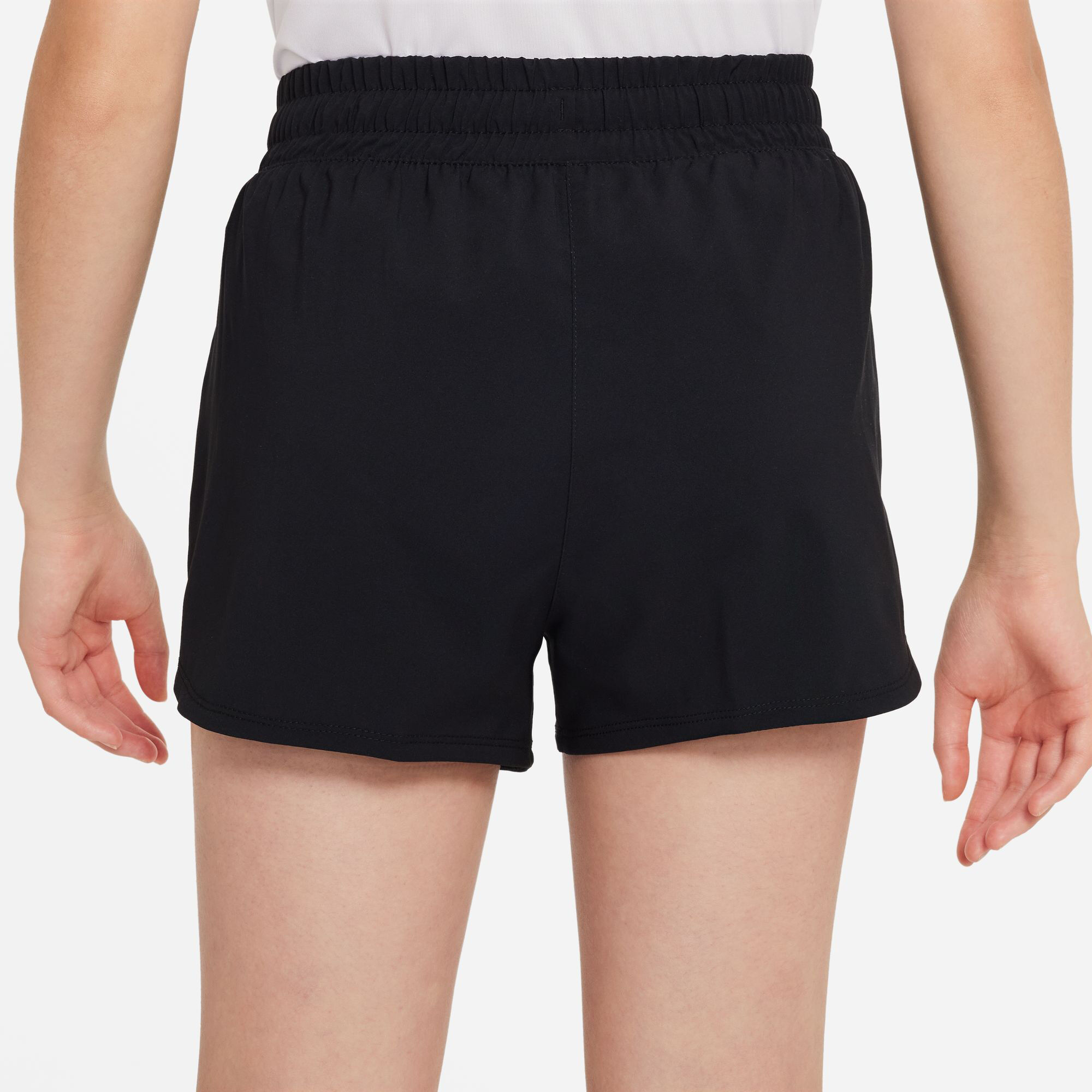 Buy Nike Dri Fit Big Kids High Waisted Woven Shorts Girls Black online Tennis Point UK